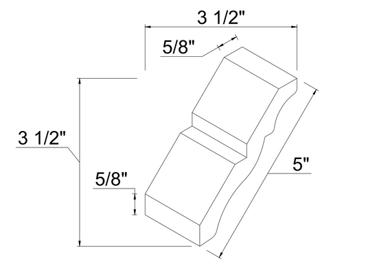 Decorative Crown Molding BCM8
