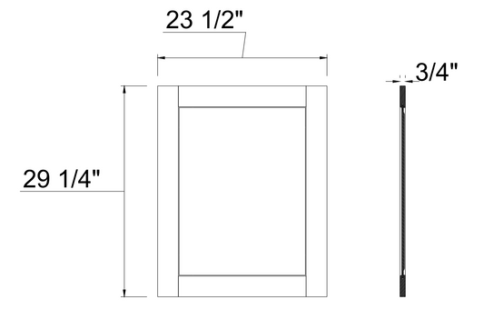 Base Decorative End Panel BEDP