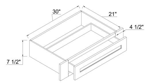 Knee Drawer - KD30/36