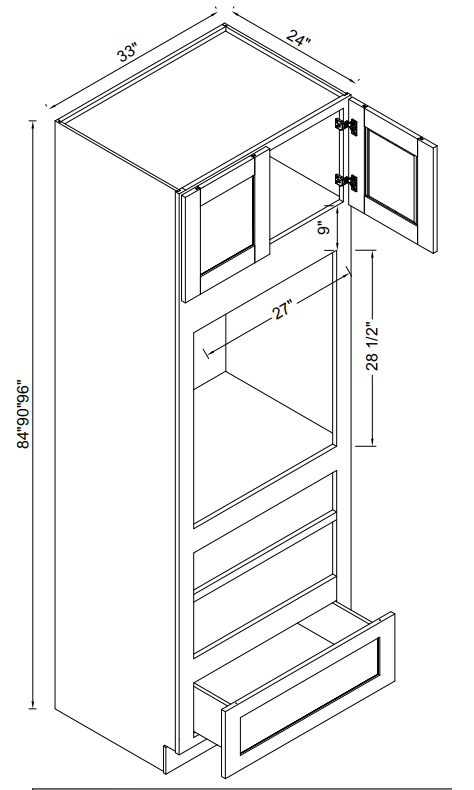 Single Oven Cabinet - OC339624