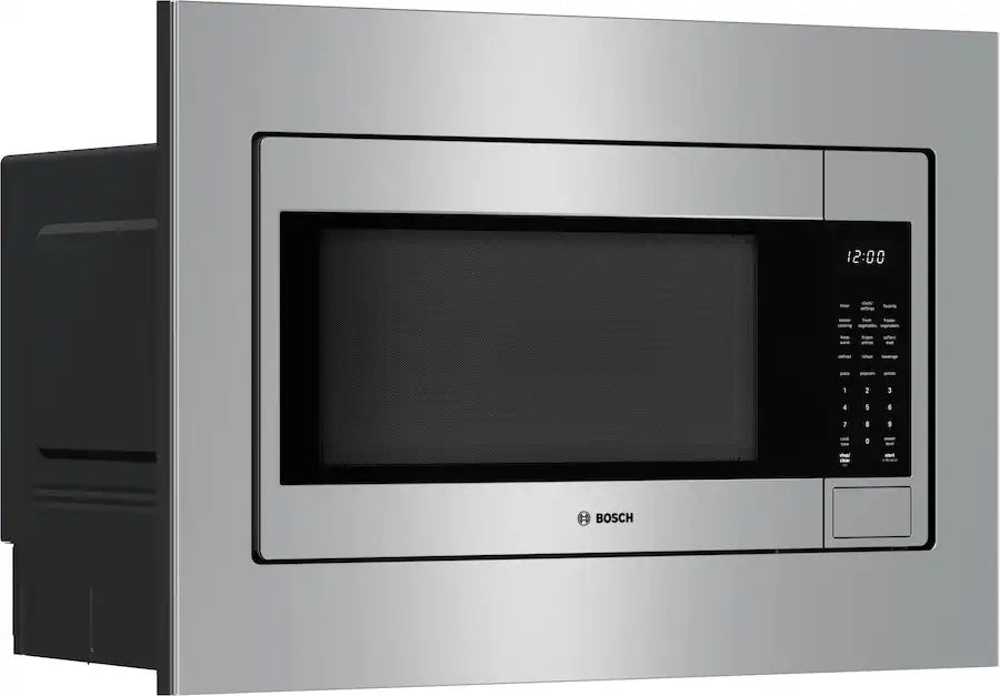 Bosch - 300 Series 2.1 Cu. Ft. Built-In Smart Microwave with Sensor Cooking - Stainless Steel