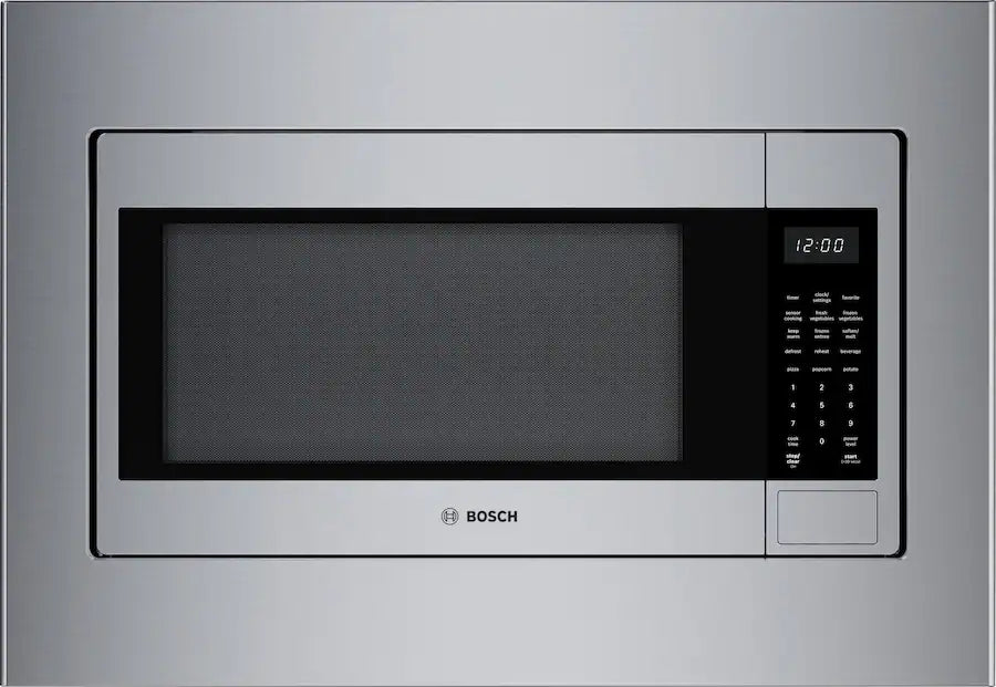 Bosch - 300 Series 2.1 Cu. Ft. Built-In Smart Microwave with Sensor Cooking - Stainless Steel