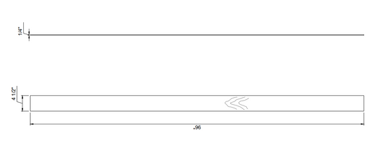 Finished Toe Kick TK8