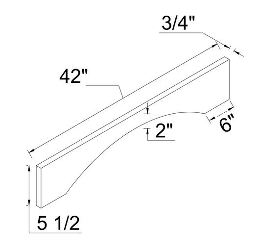 Arched Valance VAL42